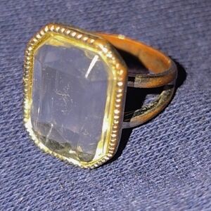 Elegant Gold and Silver Ring